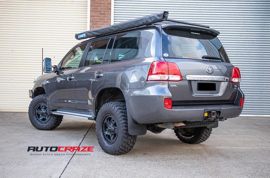 TOYOTA LANDCRUSIER ROCKSTAR XD 3 MATTE BLACK
